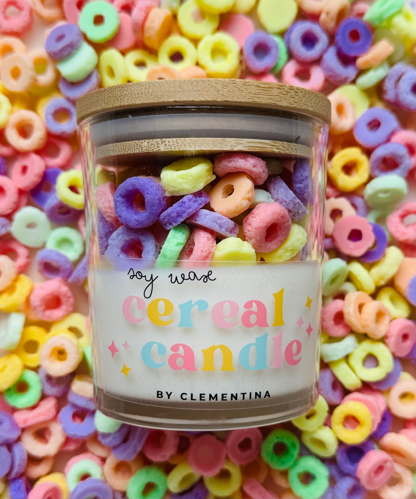 Fruity Loops Cereal Candle