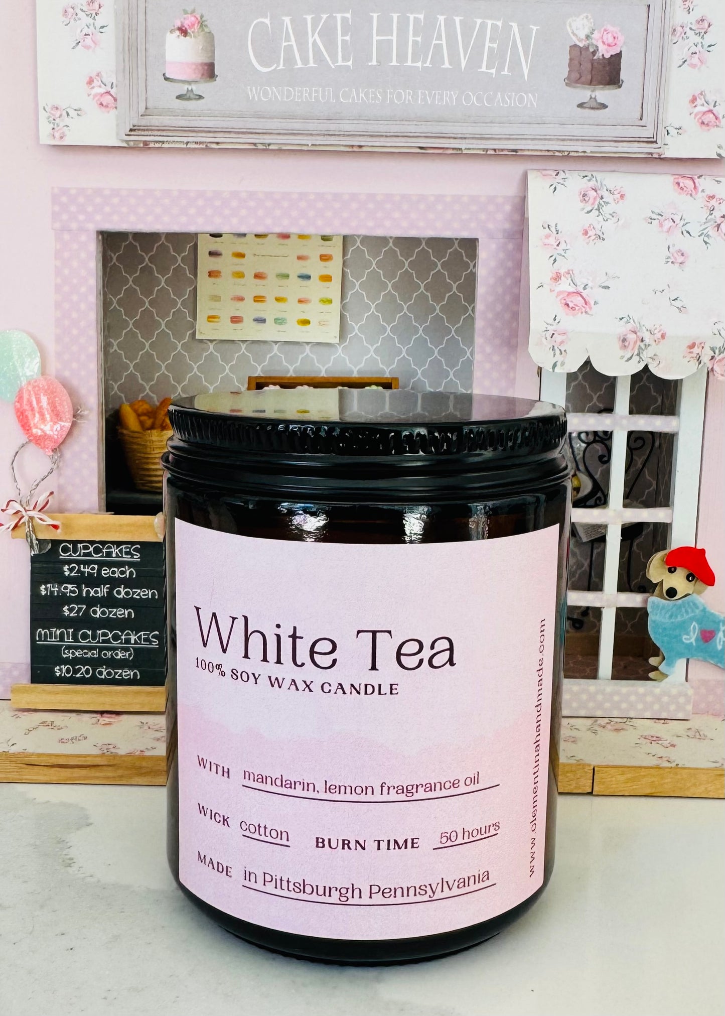 White Tea Candle