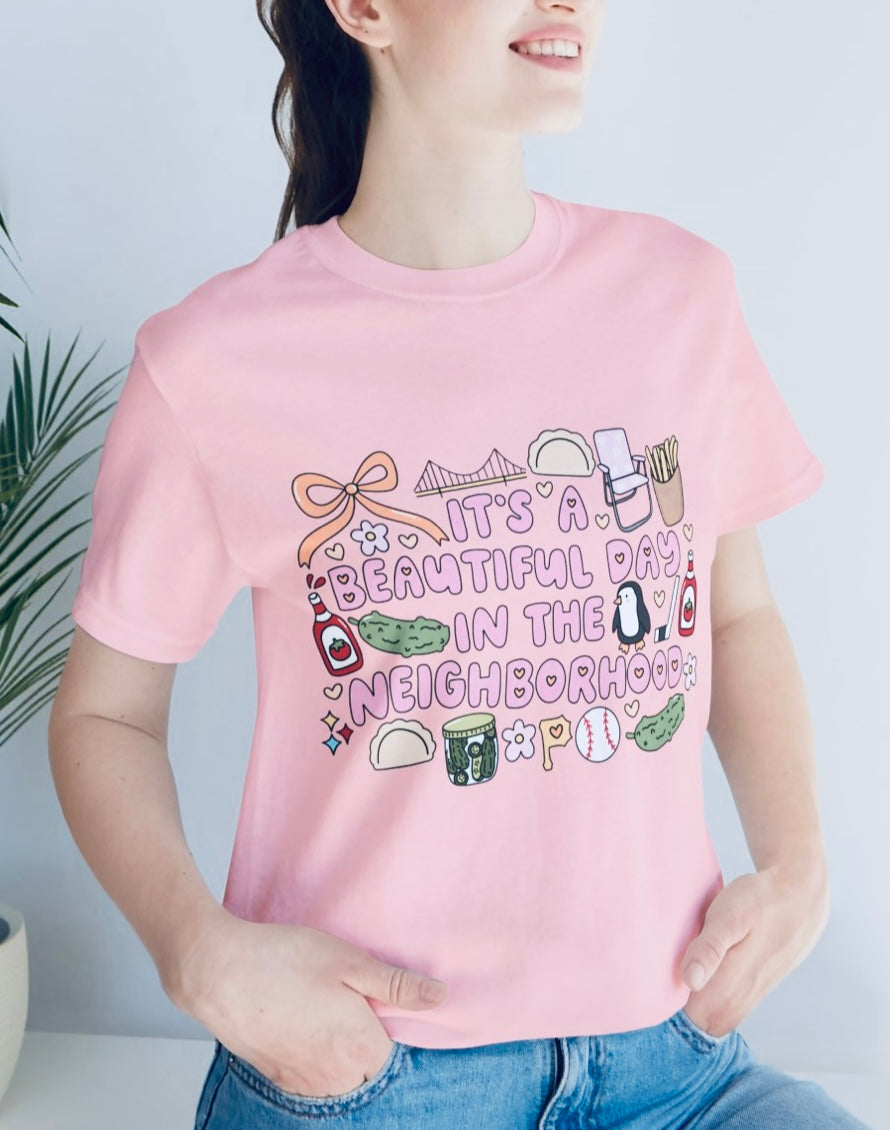 It’s a Beautiful Day in the Neighborhood ❤️ Unisex Heavy Cotton Tee