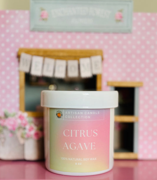 Citrus Agave Candle Soy Wax Candle