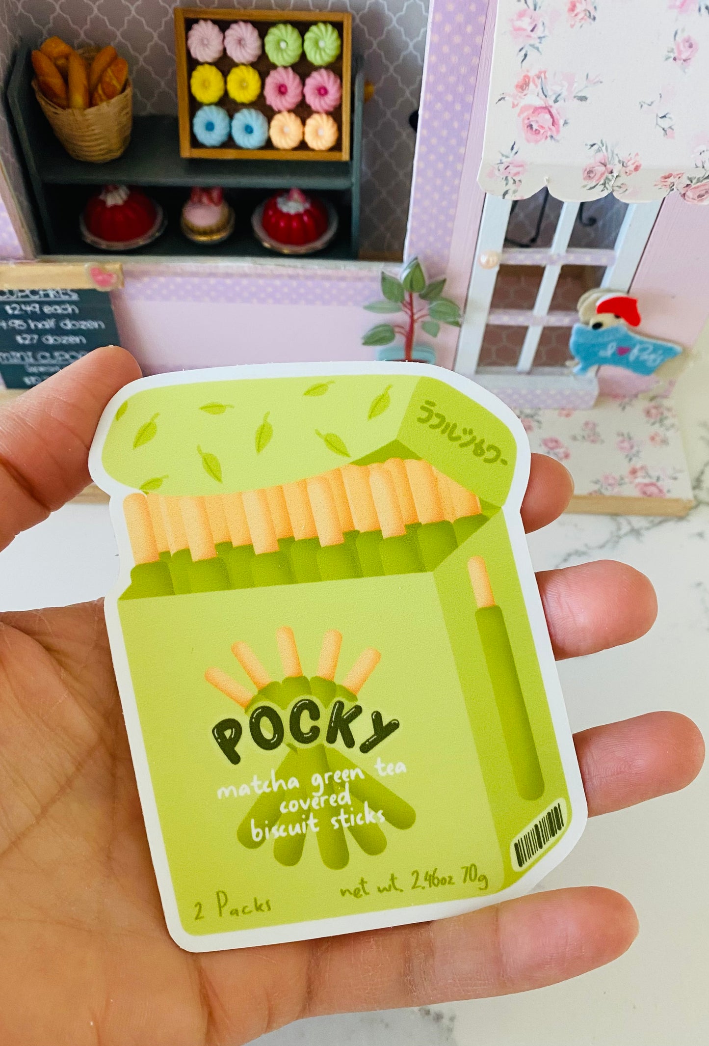 Green Pocky Sticker