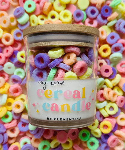 Fruity Loops Cereal Candle