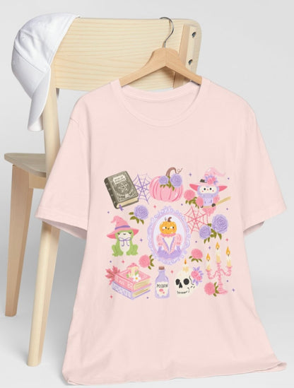 Pink Halloween Unisex Jersey Short Sleeve Tee