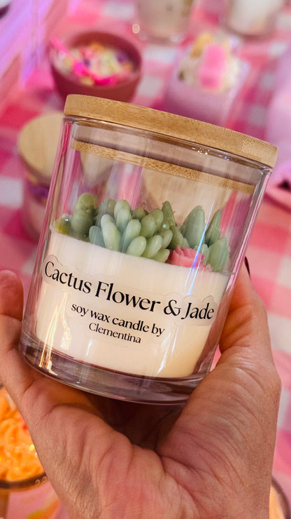 Succulent Candle