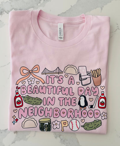 It’s a Beautiful Day in the Neighborhood ❤️ Unisex Heavy Cotton Tee