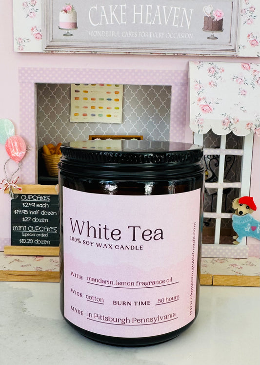 White Tea Candle