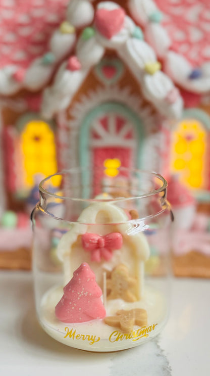 Gingerbread House Candle