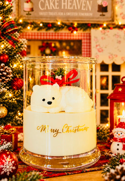 Christmas Polo Bear Candle🎄