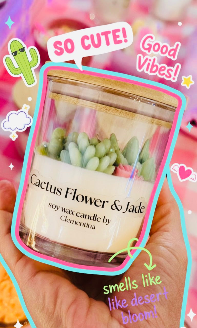 Succulent Candle