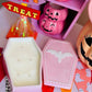 Pink Coffin Candle