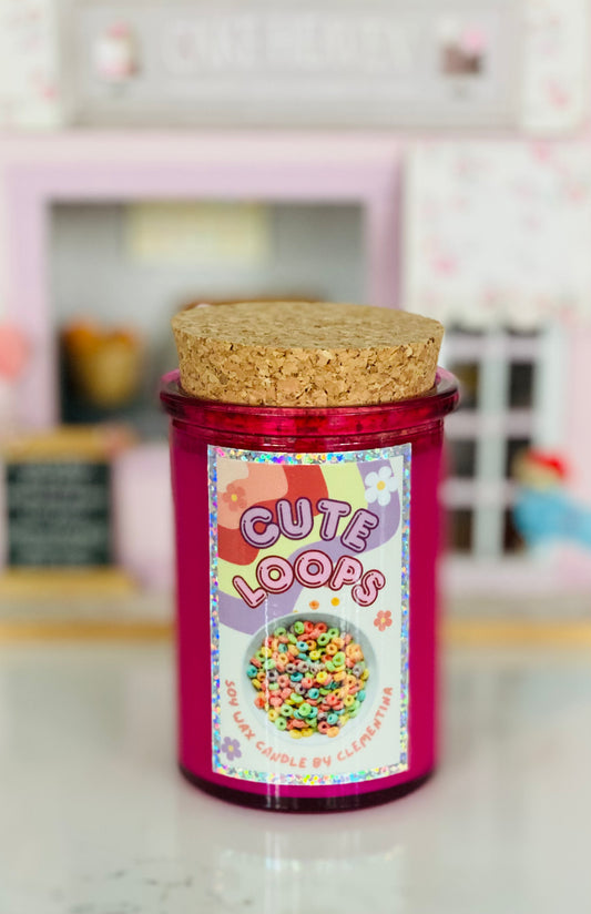 Cute Loops Soy Wax Candle