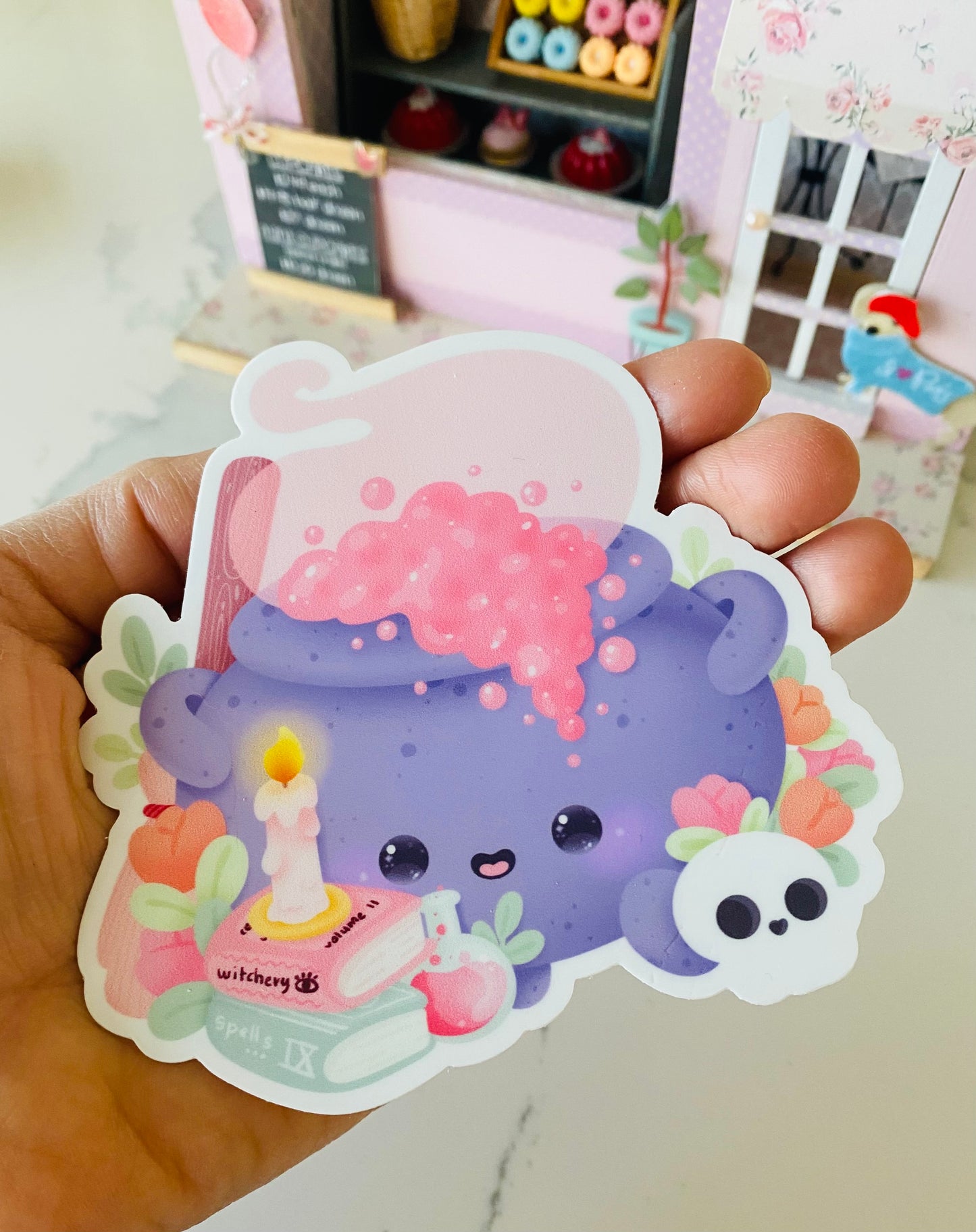 Cute Cauldron Sticker