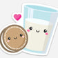 Milk & Cookies Sticker