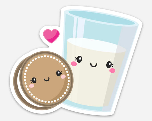 Milk & Cookies Sticker