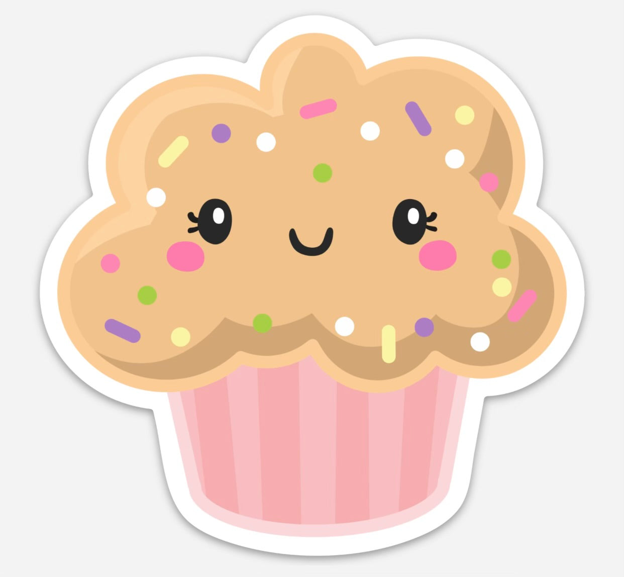 Cupcake Sticker