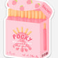 Pink Pocky Sticker