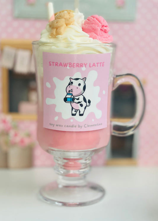 Strawberry Latte Candle