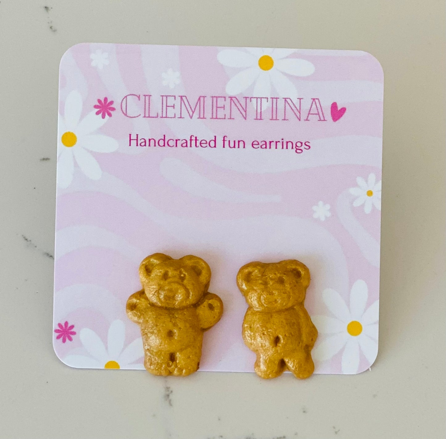 Teddy Graham Earrings