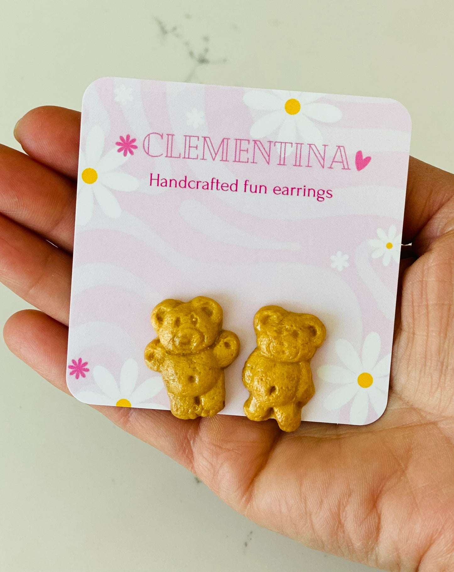 Teddy Graham Earrings