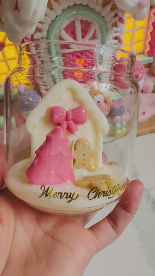 Gingerbread House Candle