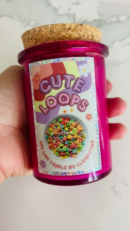 Cute Loops Soy Wax Candle