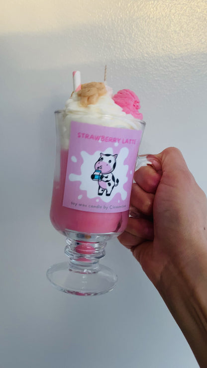 Strawberry Latte Candle